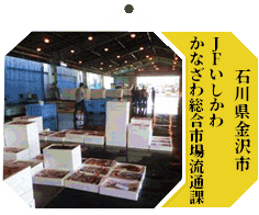 JFいしかわ かなざわ総合市場流通課